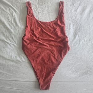American Eagle Scoop back high cheeky cut one piece suit